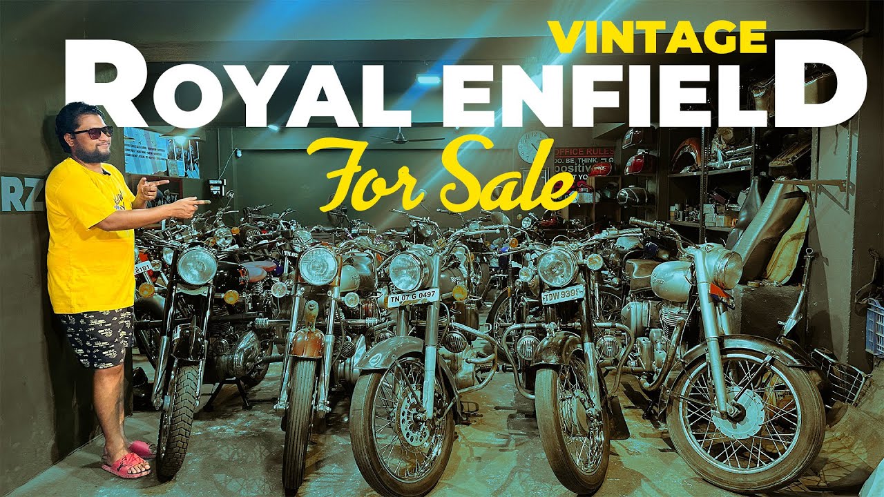 VINTAGE COLLECTION ROYAL ENFIELD FOR SALES🤩| RESTORED RE | IN TRICHY | Contact 80728 94989