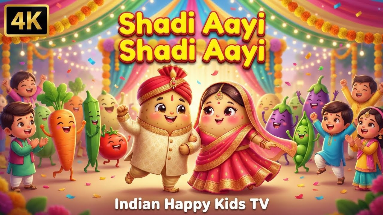 Shadi aayi shadi aayi + 14 minutes non stop wedding rhyme | indian Happy Kids TV | kids hindi
