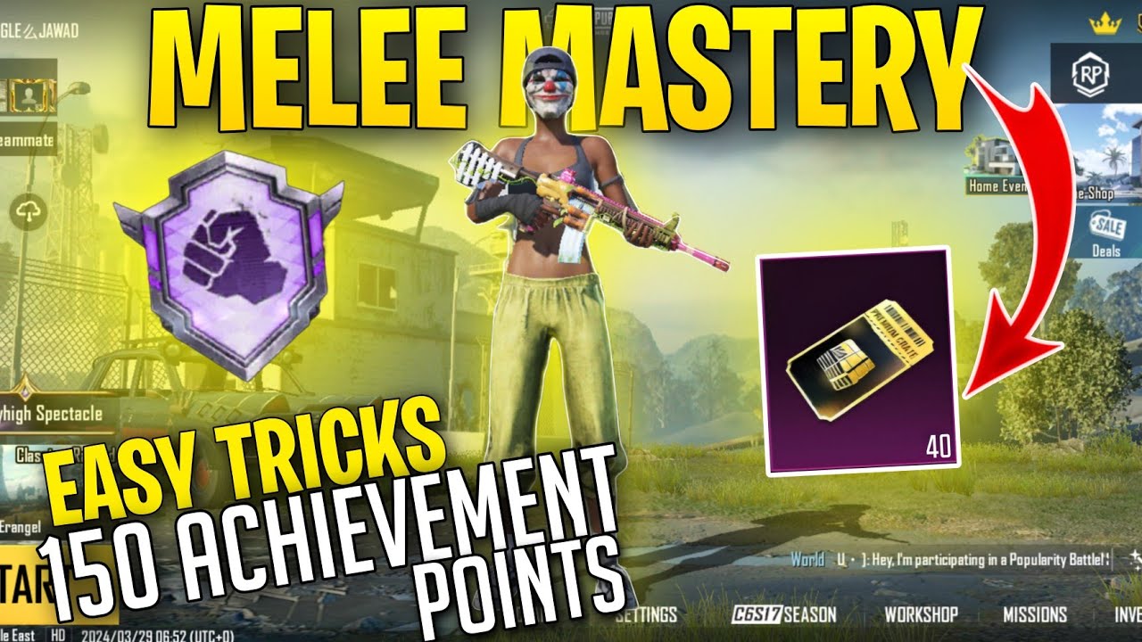 How To Complete Melee Mastery In PUBG & BGMI | Easy Tricks • Humraz Gaming