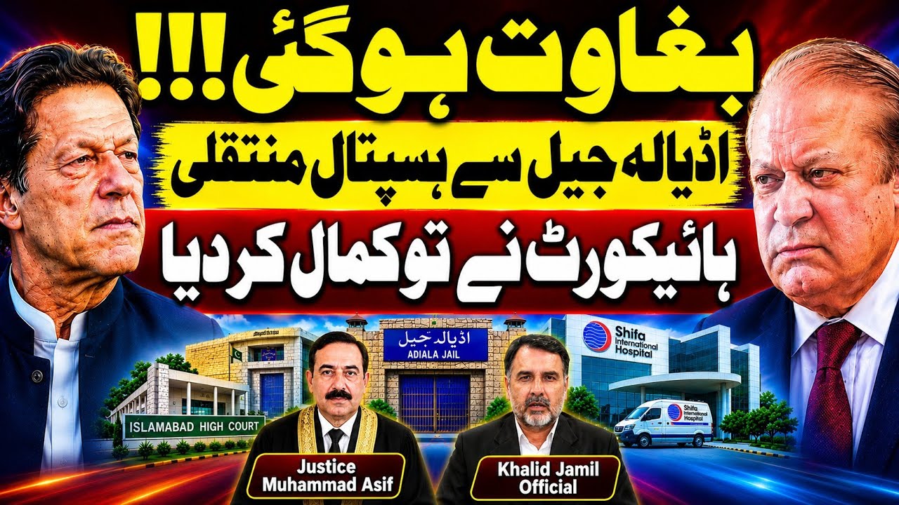 Rebellion Erupts? | Imran Khan&rsquo;s Transfer from Adiala Jail to Hospital | High Court&rsquo;s Big Move