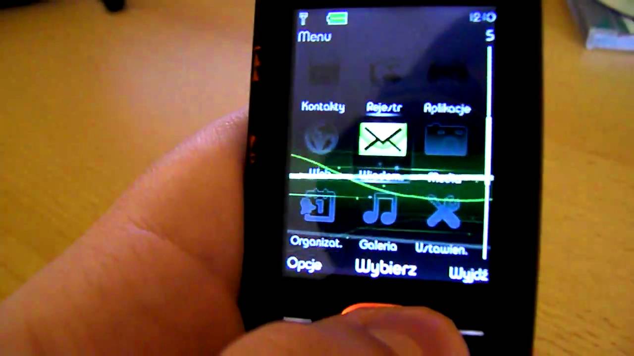 Nokia 5220 motyw flash