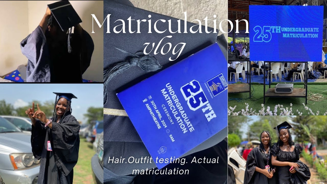 my name is no longer in pencil 💅|| matriculation vlog🎓|| Babcock university