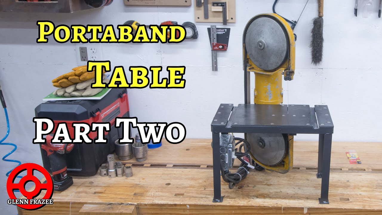 Making a Table for a Millers Falls Model 9954 Portable Bandsaw | Part 2