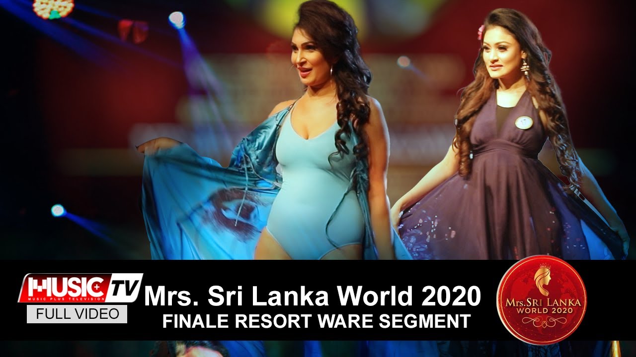 Mrs Srilanka World 2020 Finale Resort Ware Segment