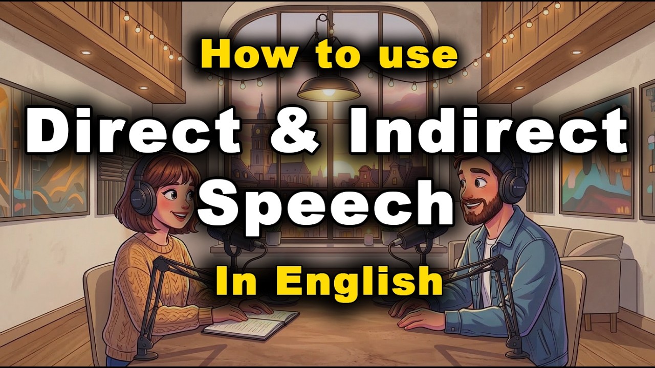 Mastering Reported Speech | Direct & Indirect English for B1–B2 Learners 🌟