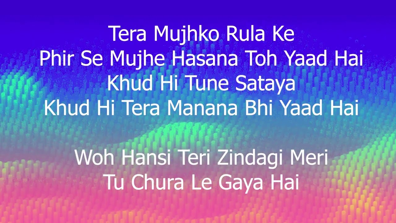 Tu Yaheen Hai Tribute    Sidharth Shukla   Shehnaaz Gill   SIDNAAZ Song I Lyrical  Video I Ajori