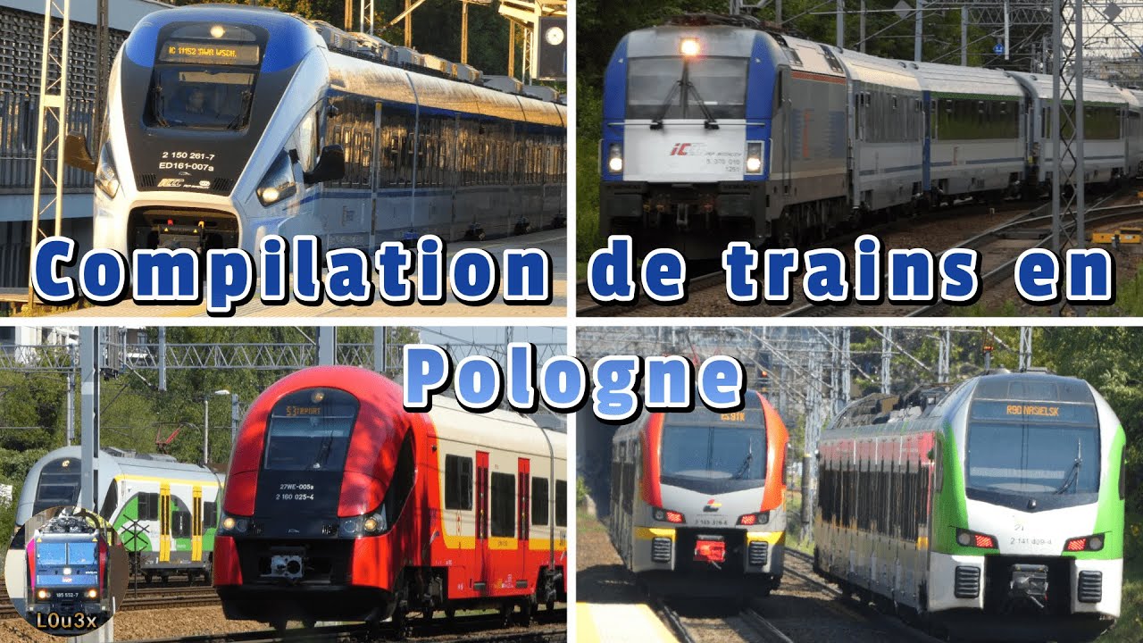 Compilation de trains en Pologne [partie 1]