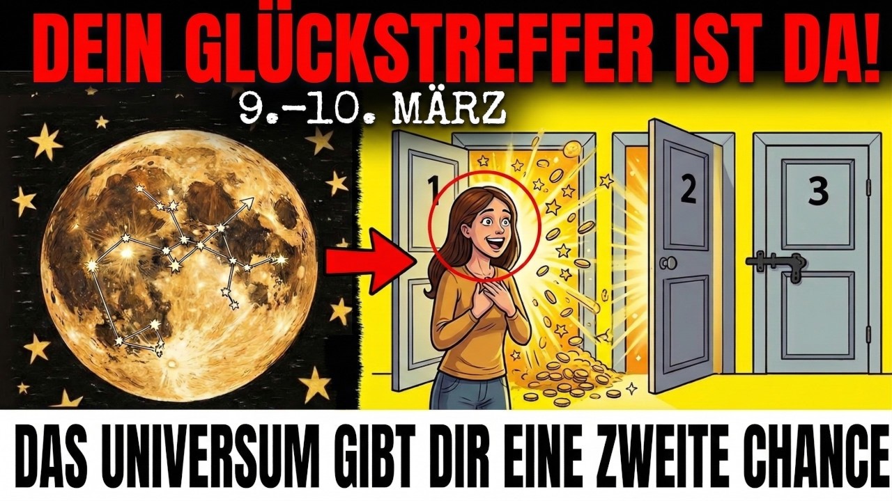 Schütze-Mond: Dein Glücksfall - 3 geschlossene Türen öffnen WIEDER (Universum gibt 2. Chance!)