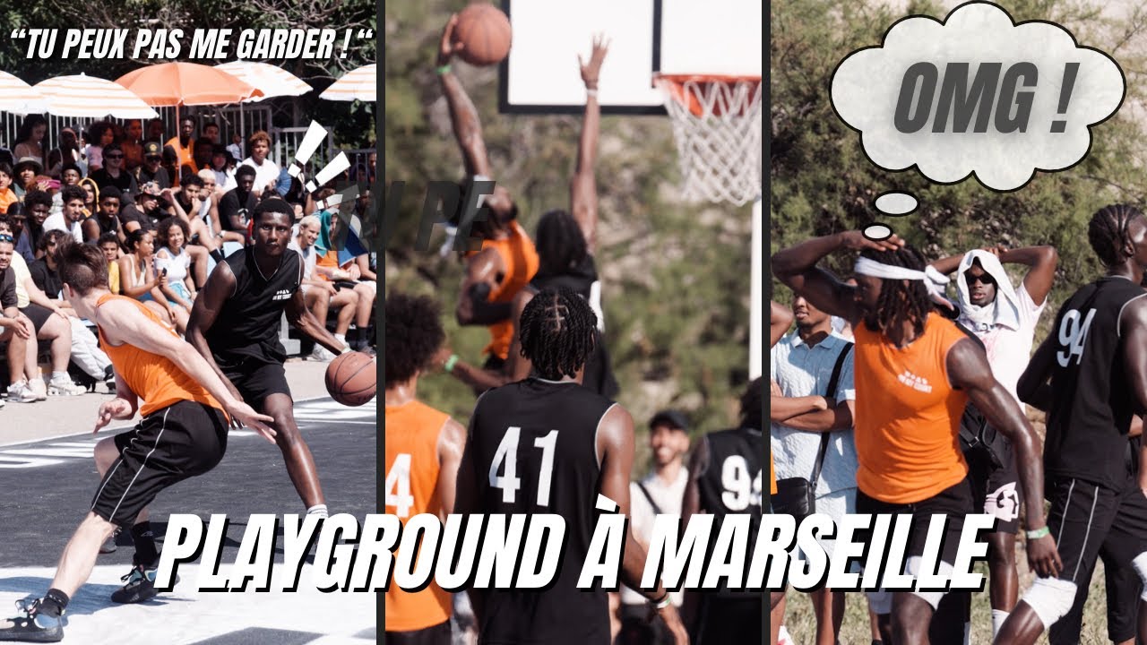 Playground le plus gros tournoi de Marseille ! Trashtalk, poster ,cross c’est une dinguerie ! OMC