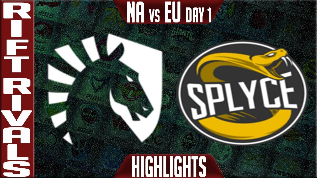 TL vs SPY Highlights | Rift Rivals 2018 NA vs EU Day 1 Groups | Team Liquid vs Splyce
