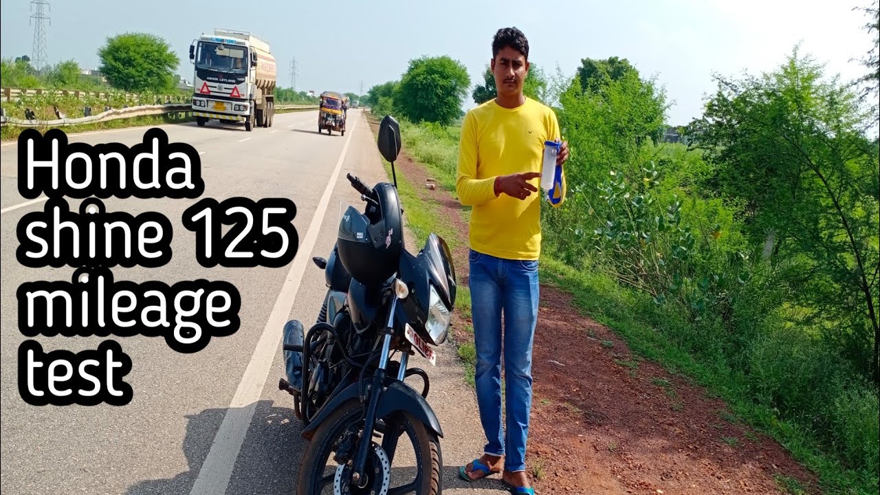 OLD IS GOLD |HONDA SHINE 125CC | 1 litr. MILEAGE TEST