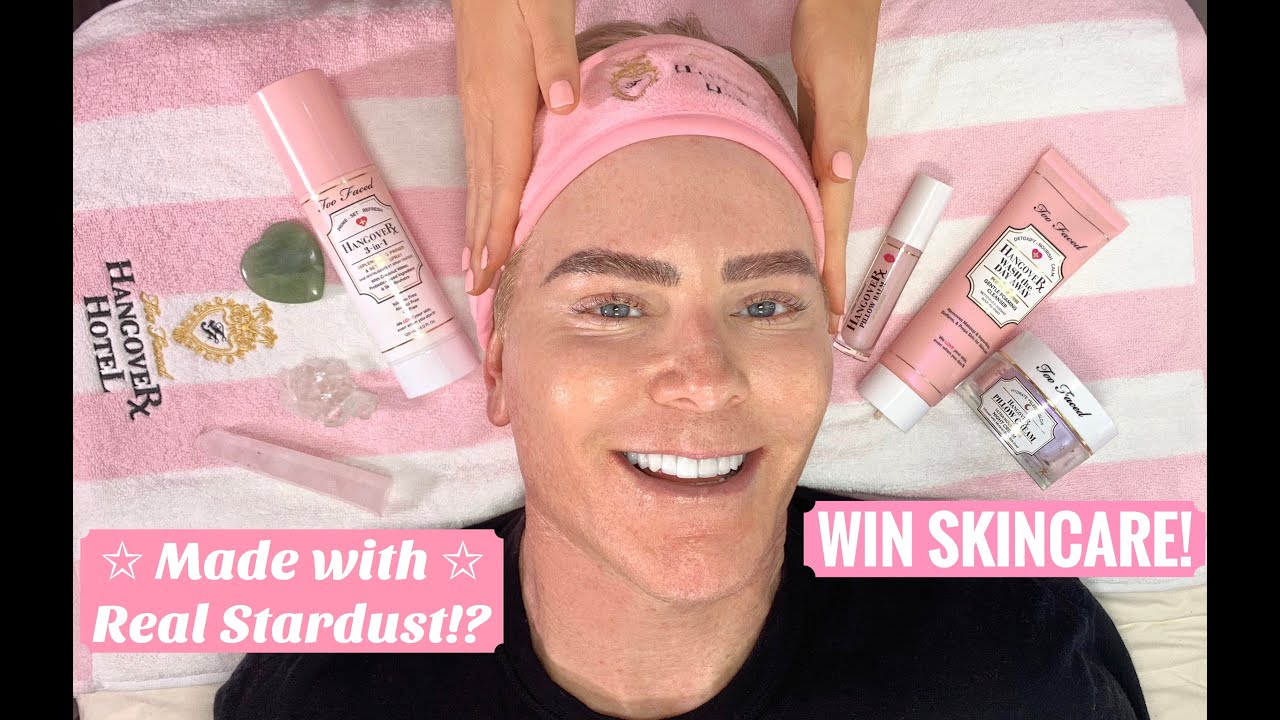 Too Faced Facial using New & Top Secret Skincare on founder! OMG!! JadeyWadey180