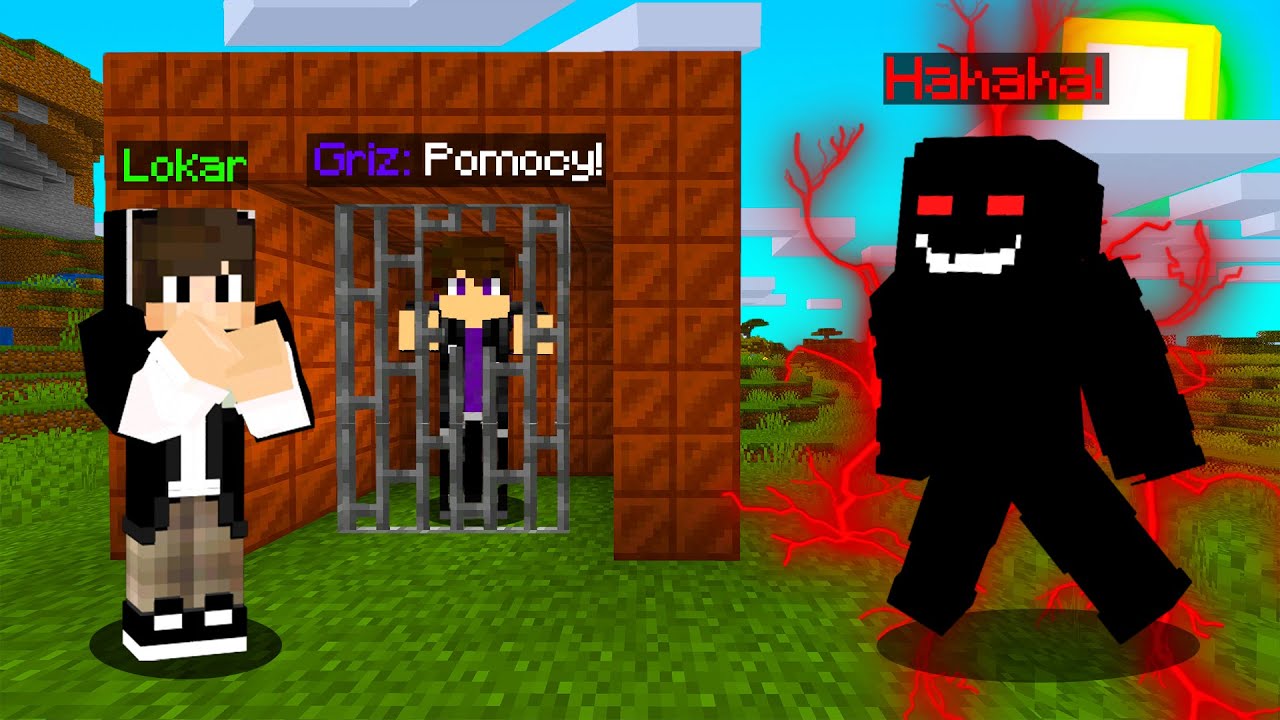 HAKER uwięził GRIZA na LOKAROWICACH w Minecraft!