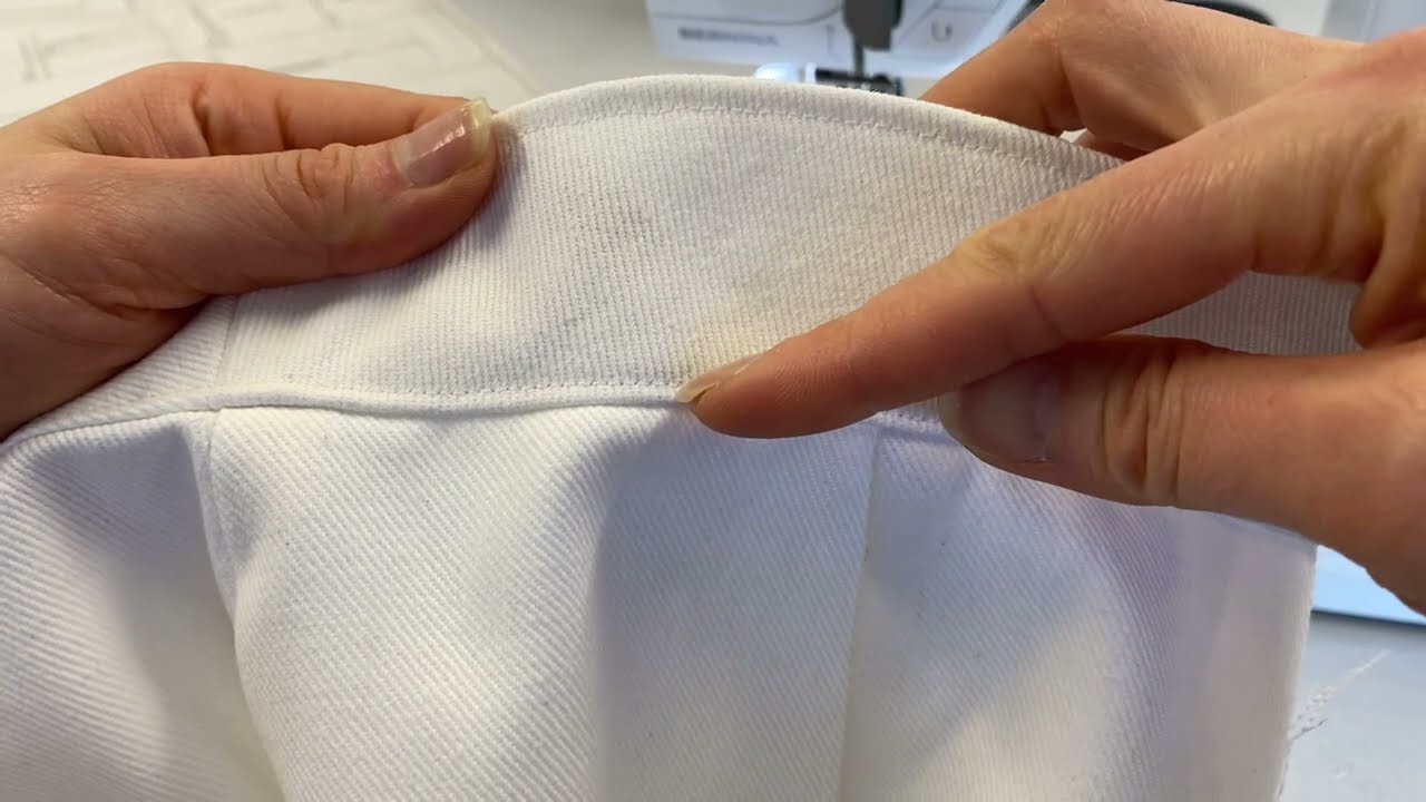 5 Grading and Understitching the Facing (McCalls 8051)