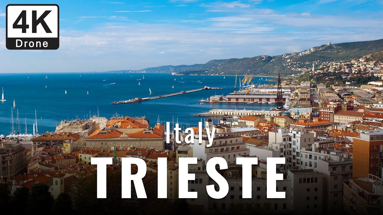 Trieste Italy 🇮🇹 | Adriatic Coast, Historic Port & Stunning Architecture | 4K Drone Vlog