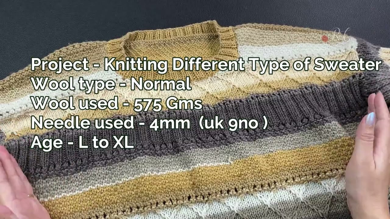 Knitting A very different type Sweater Exclusive & Elegant || कुछ अलग सा सुन्दर स्वेटर की बुनाई