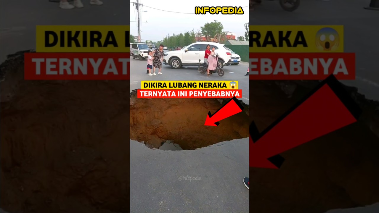 Fenomena Kemunculan Lubang Raksasa Ditengah Jalan | INFOPEDIA