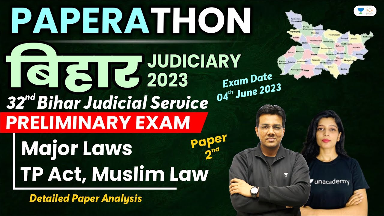 Bihar Judicial Service 2023 | Prelims Exam Major Laws Detailed Paper Analysis | Tansukh Paliwal