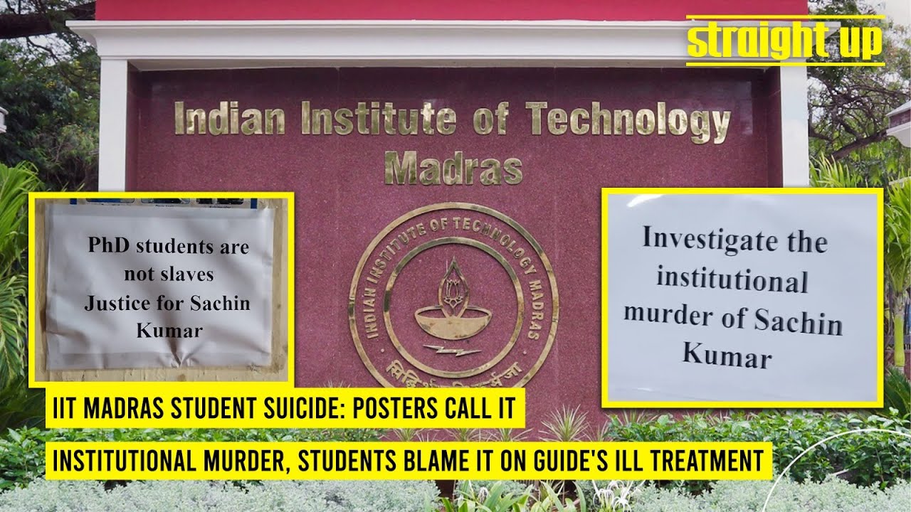 IIT Madras scholar suicide: Students call it institutional murder, blame it on guide's ill treatment