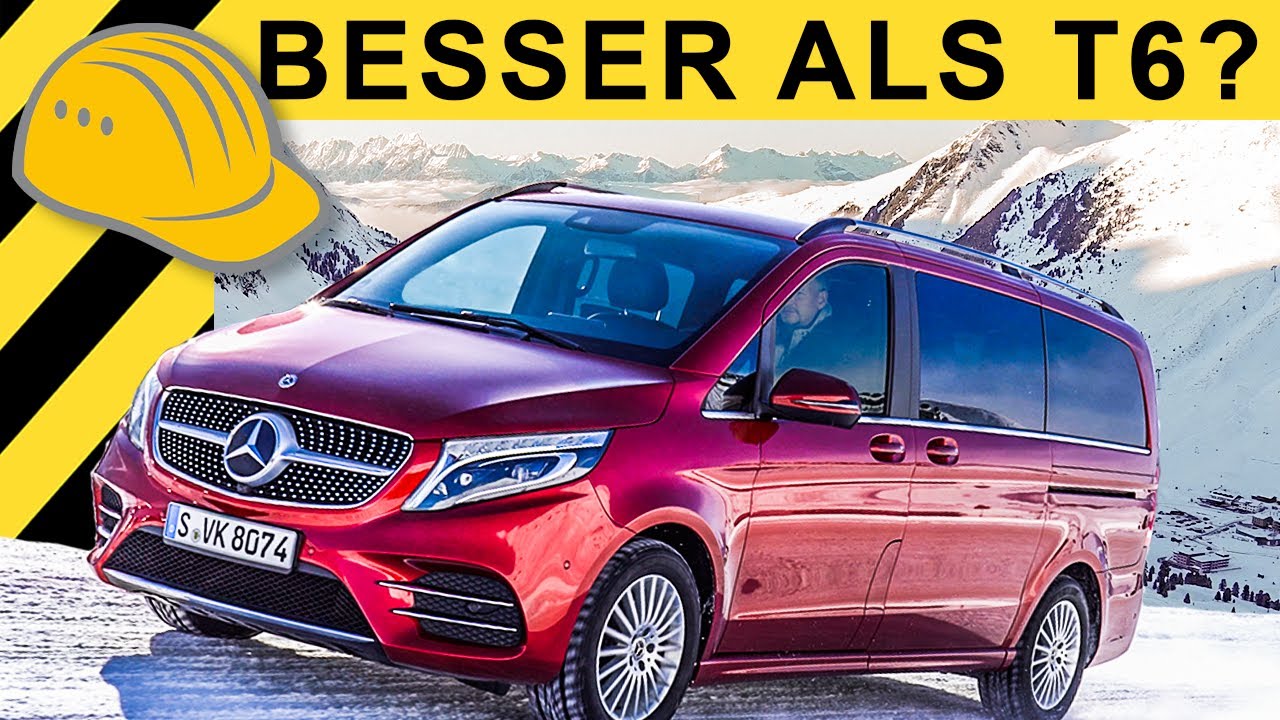 BESSER als der VW T6.1? MERCEDES V300d TEST! 245 PS mit 2,5t Anhänger!