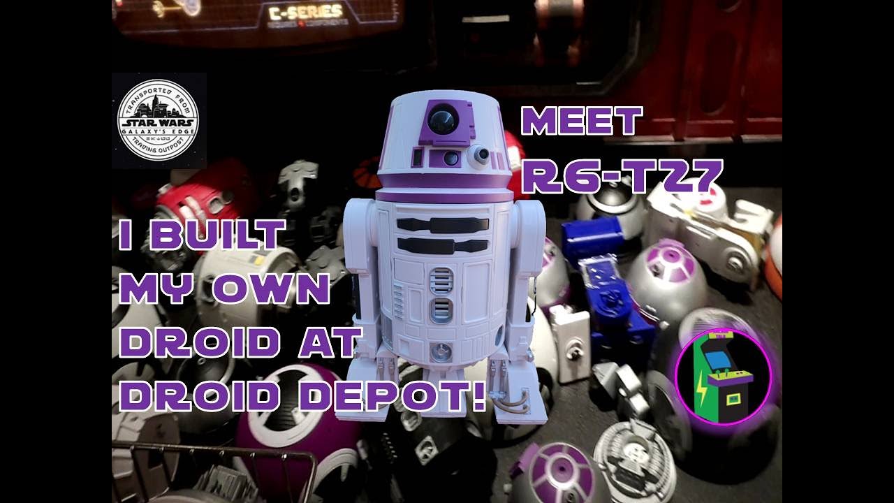 I Built A DROID At Droid Depot - Disney World!