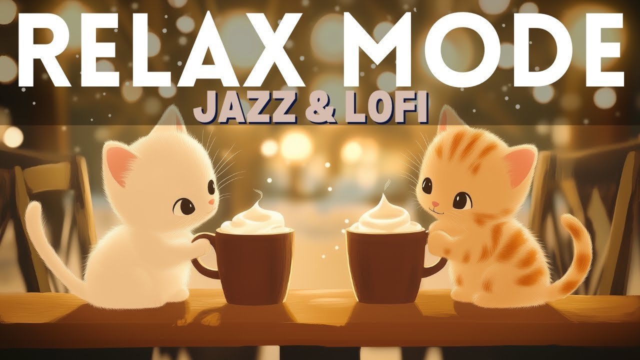 🐾 Lofi Coffee Kitties | Cute LOFI Music for Focus & Relaxation | Cozy Cat Cafe 🎧☕️