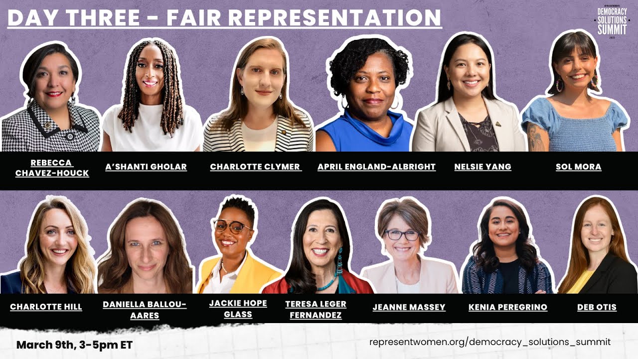 Democracy Solutions Summit 2023, Day 3 - Fair Representation