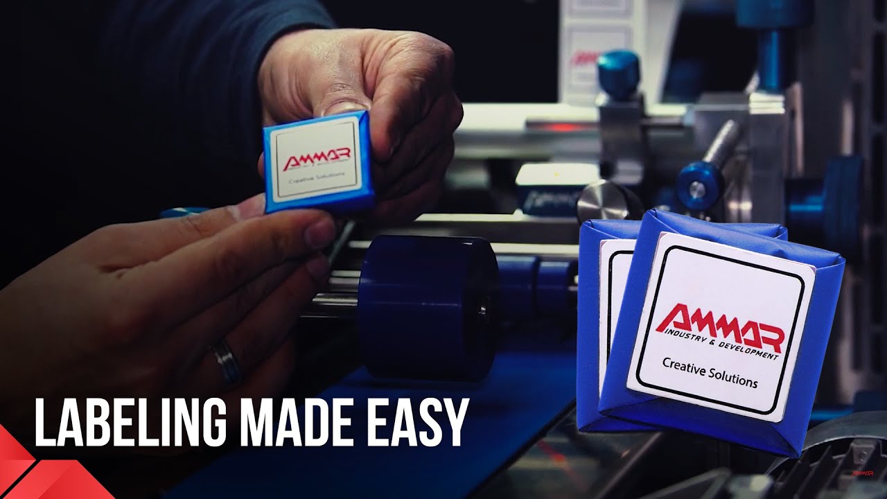 A very easy-to-use Chocolate Labeling machine by Ammar Machinery
