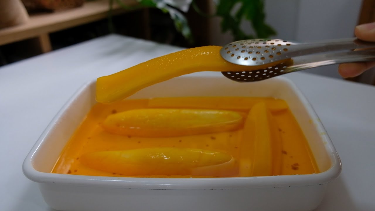 pickled radish 寿司萝卜 日式黄大根的腌制方法