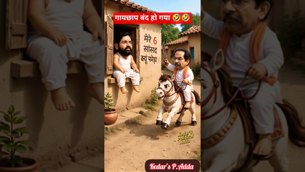 Hilarious Shiv Sena Split Parody | Uddhav Thackeray vs Eknath Shinde #treanding #funnyshorts