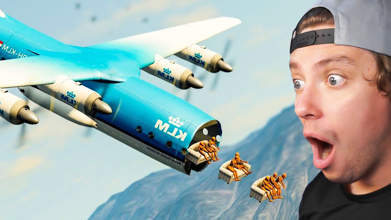 Reacting To beamNG Plane Crashes and Fails