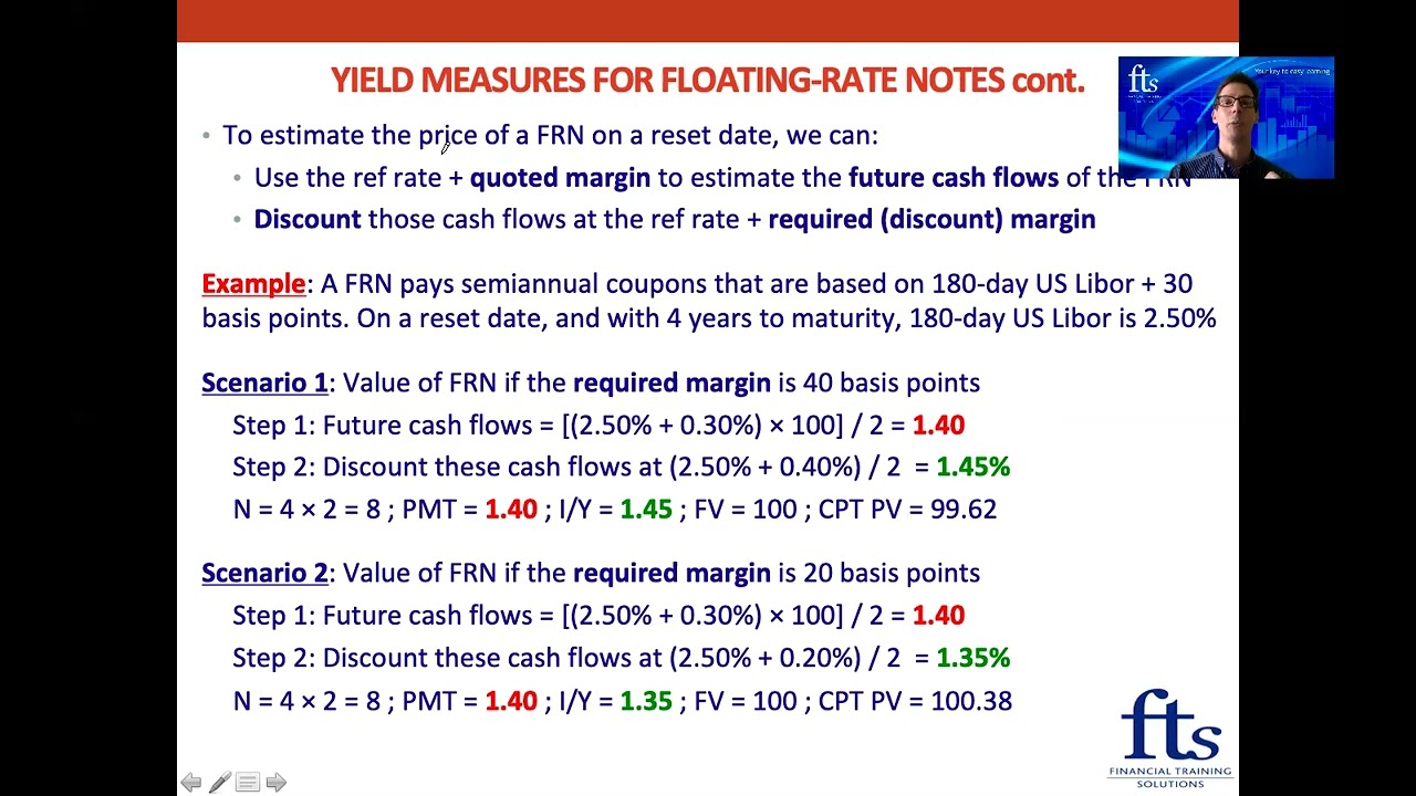 CFA Level 1 - Introduction to Fixed Income Valuation - Part 4