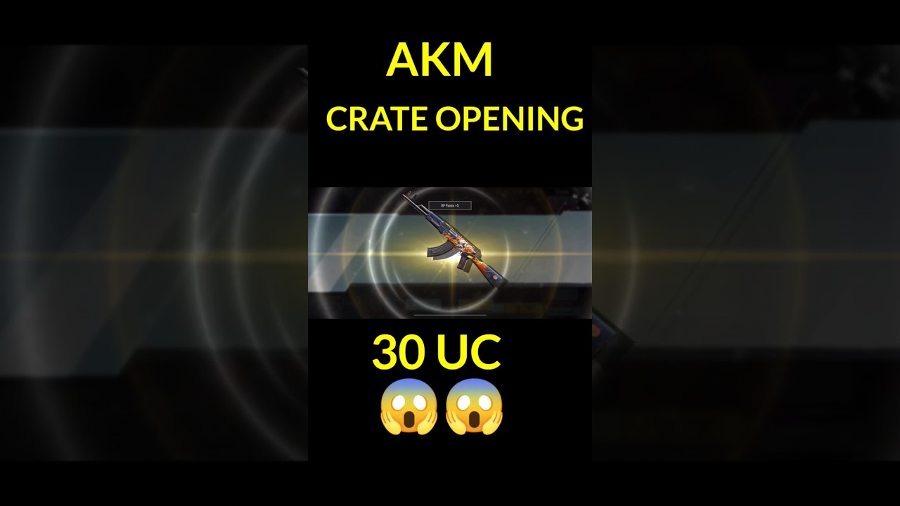 Akm 30 UC 😱 #short #shorts #shortsvideo #akm #akmgun #upgradablegun #shortsviral #pubg