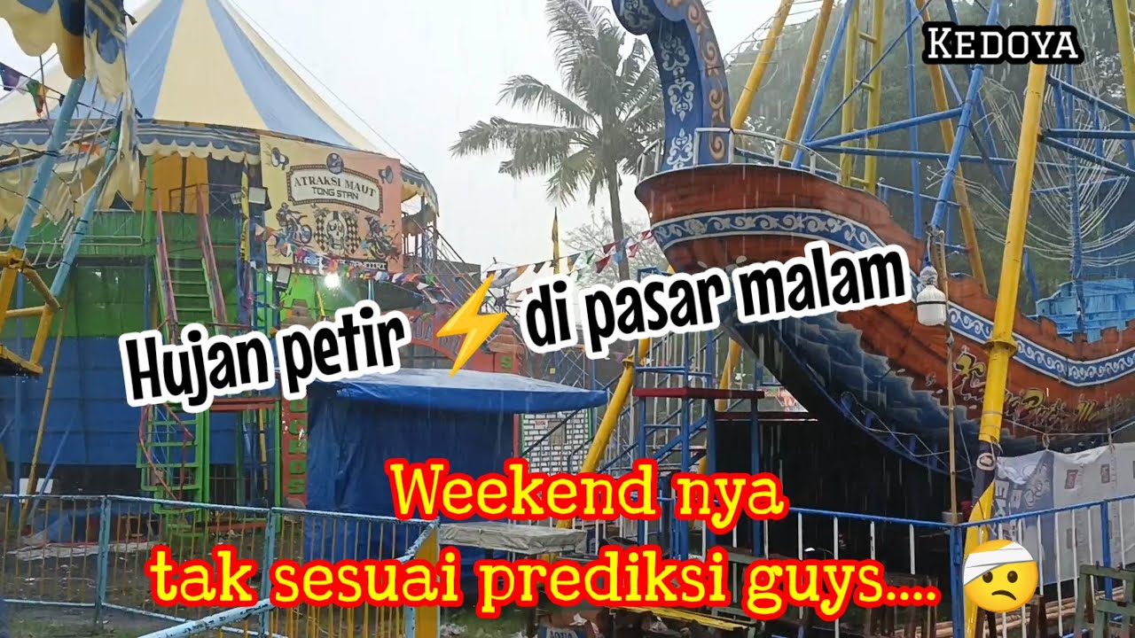 CUACA EKSTREM di PASAR MALAM || kedoya raya @Agus Roy Channel
