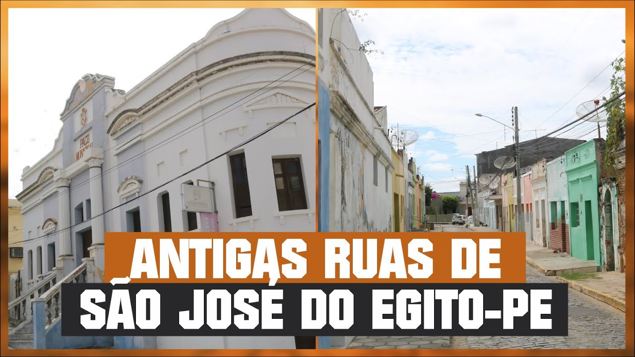 MOSTRANDO AS RUAS ANTIGAS DE SÃO JOSÉ DO EGITO ONDE SE ORIGINOU A CIDADE