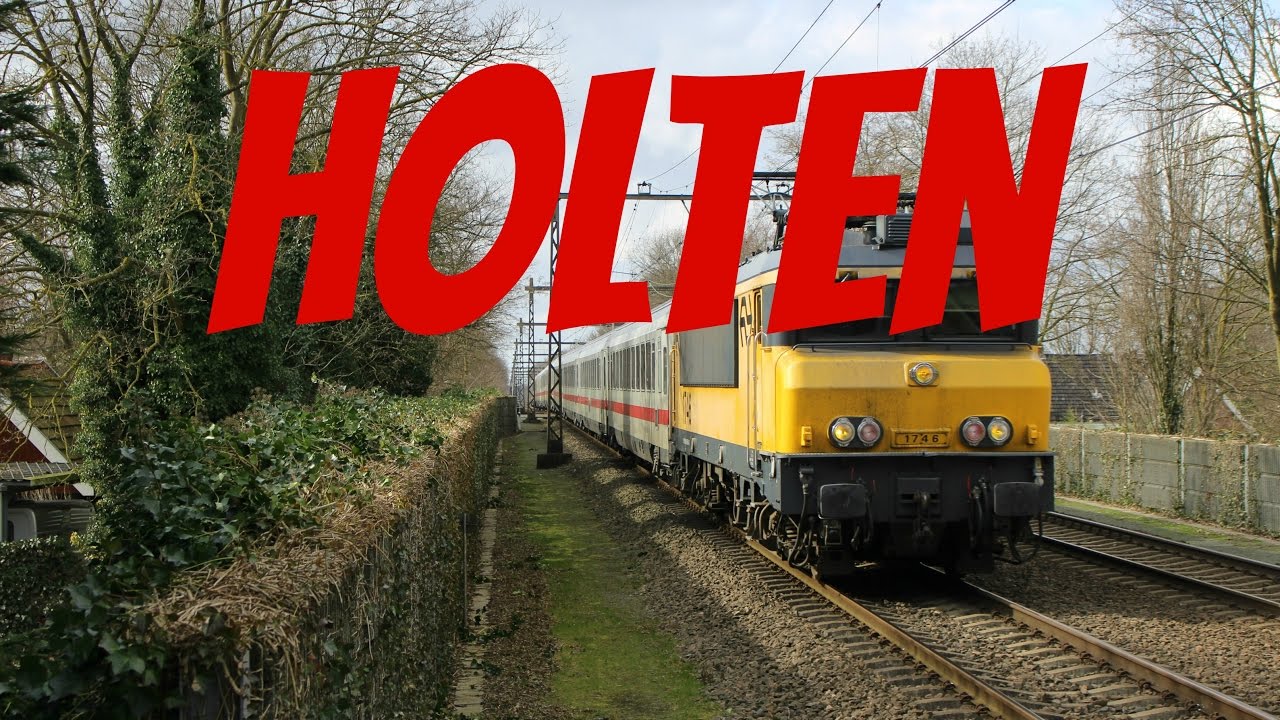 Treinen op station Holten!