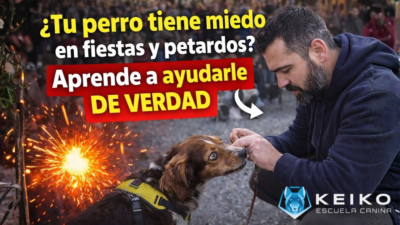 ¿Tu perro tiene miedo en fiestas y petardos? Aprende a ayudarle de verdad