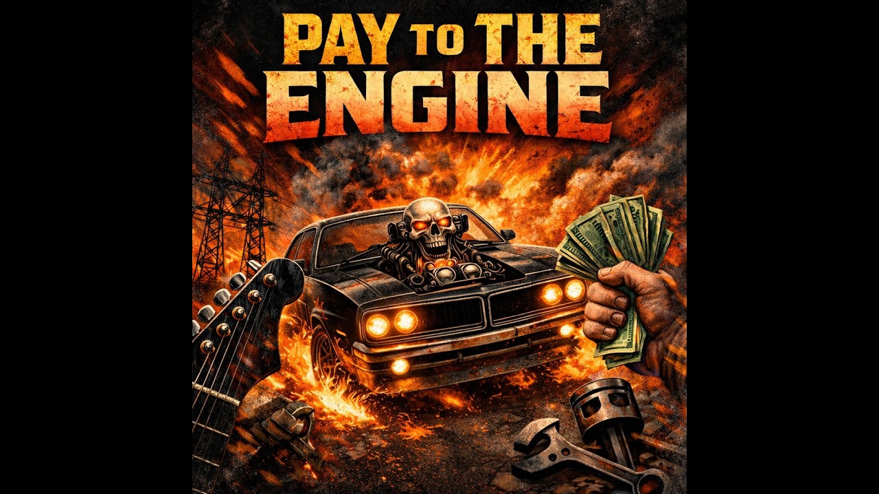 Pay To the Engine  | 70s Hard Rock Guitar Riff | AI Rock Song