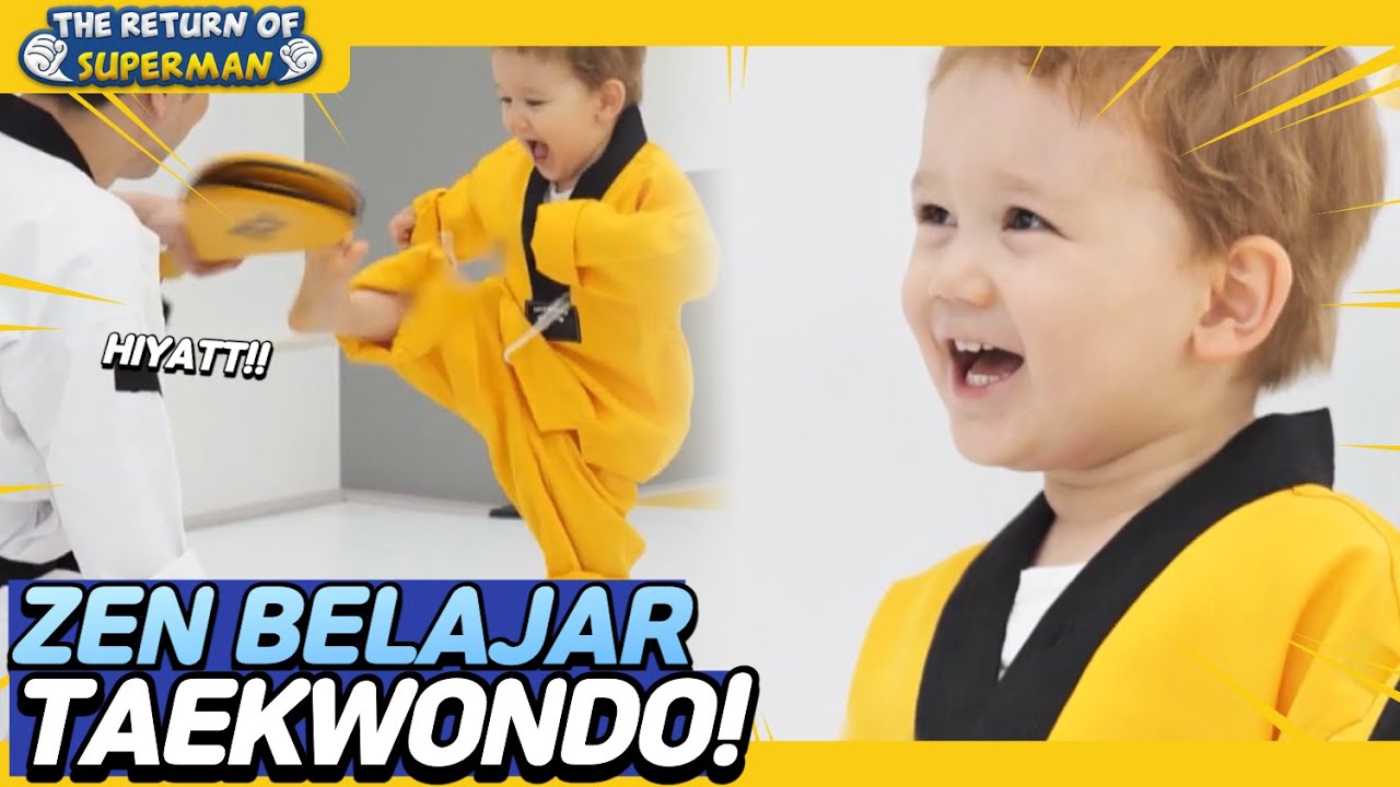 [IND/ENG] Keren!! Zen ada bakat TAEKWONDO?!! | The Return of Superman | KBS WORLD TV 230409