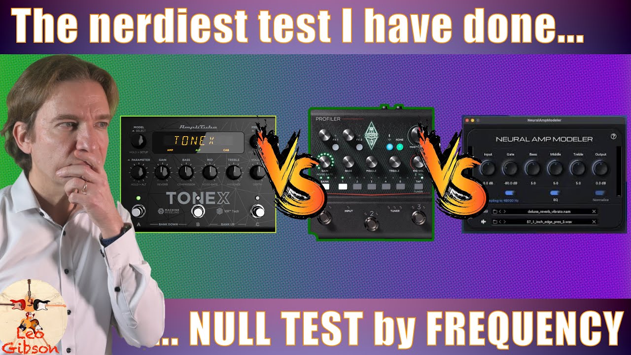 The nerdiest test I have ever done: NULL TEST by FREQUENCY (ToneX vs Kemper vs NAM)