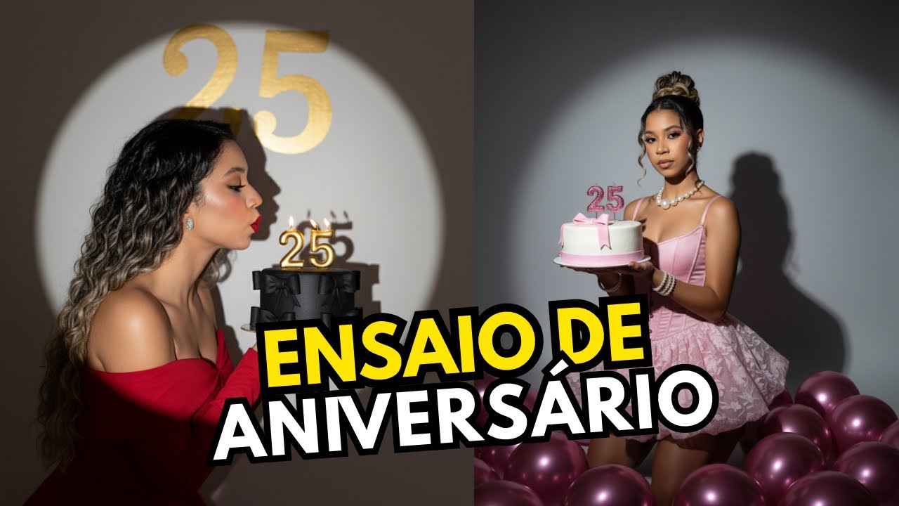 Como fazer ENSAIO FOTOGRÁFICO de ANIVERSÁRIO no Gemini. 