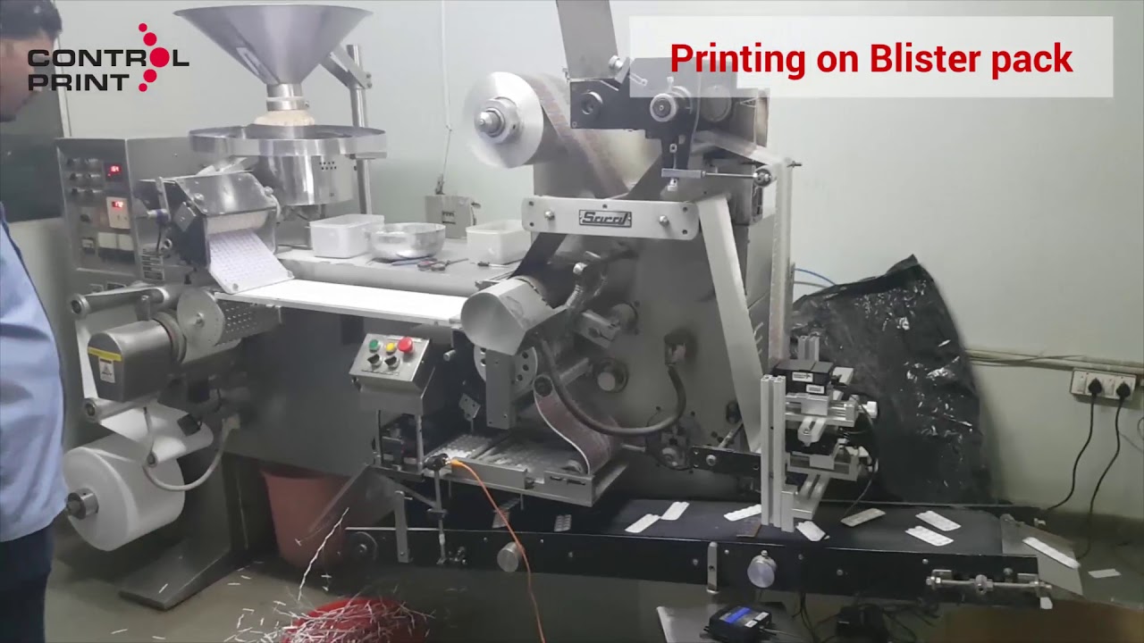 Print on Blister Pack - Control Print TIJ