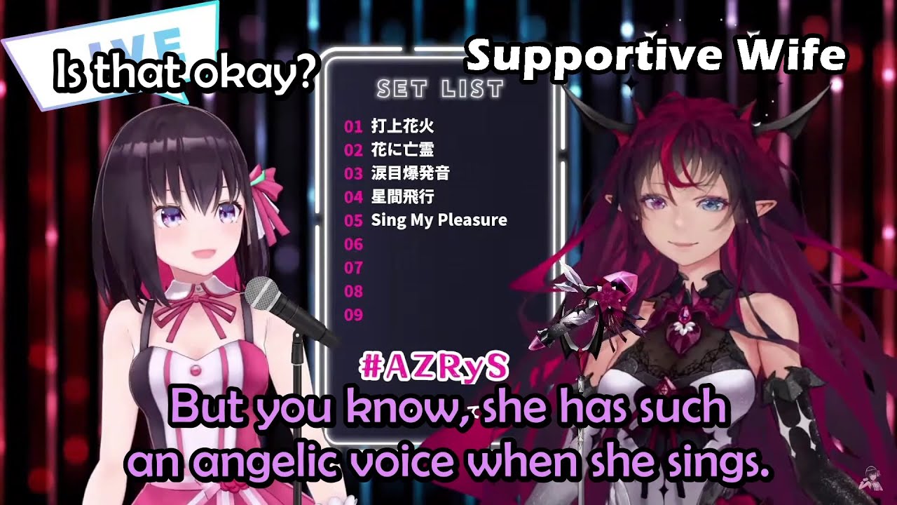 AZKi and IRyS Are Happy When Bae Appears in Chat and IRyS Complimenting Bae's Singing Voice