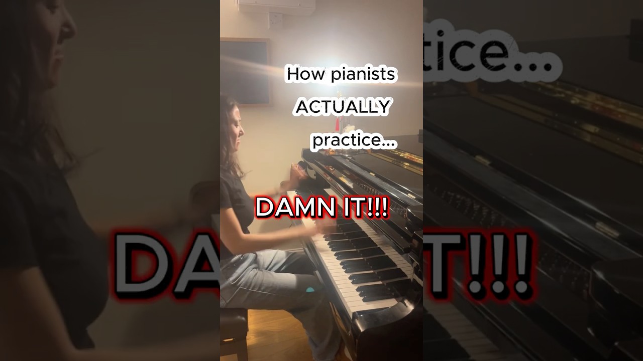 How pianists ACTUALLY practice. This is what truly happened