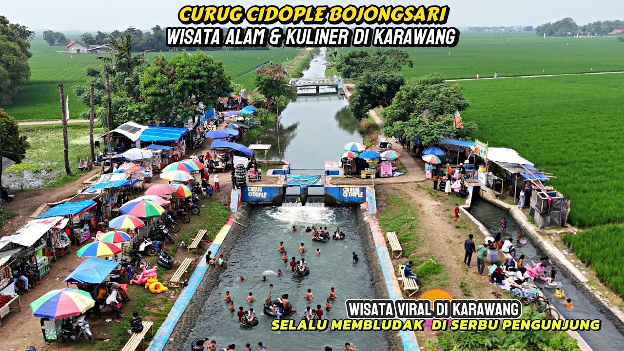 Curug Cidople Bojongsari ‼️ Wisata alam dan kuliner yang sedang viral di Karawang