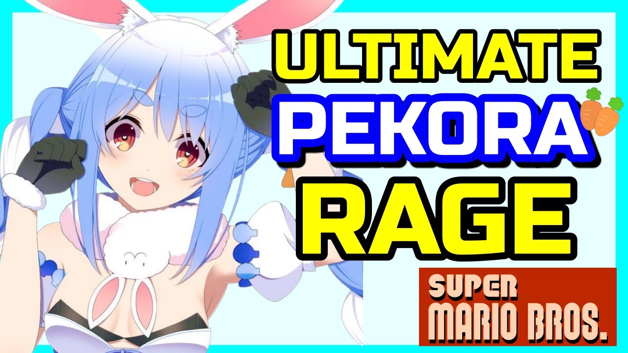 【Hololive】Ultimate Pekora Rage Compilation【SUPER MARIO BROS.2】【Eng Sub】