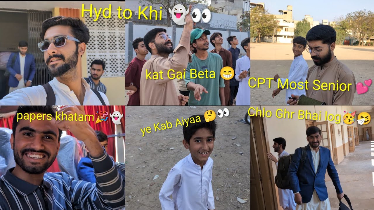 Hyderabad To Karachi 👀✨ |Paper hue khatam 🎉👻 Ab Kren Ge Mazay Karachi Mee 👀💖🤌| hehehe 😁