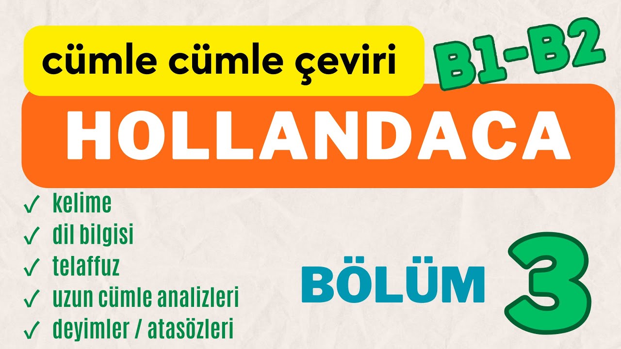3 - Hollandaca Podcast TÜRKÇE ANLATIM Anne Frank Huis
