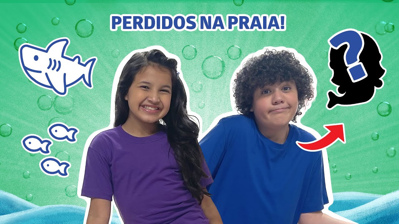 PERDIDOS NA PRAIA - Marianna Santos e Gabriel Miller ENCONTRAM UMA SEREIA - Brink+