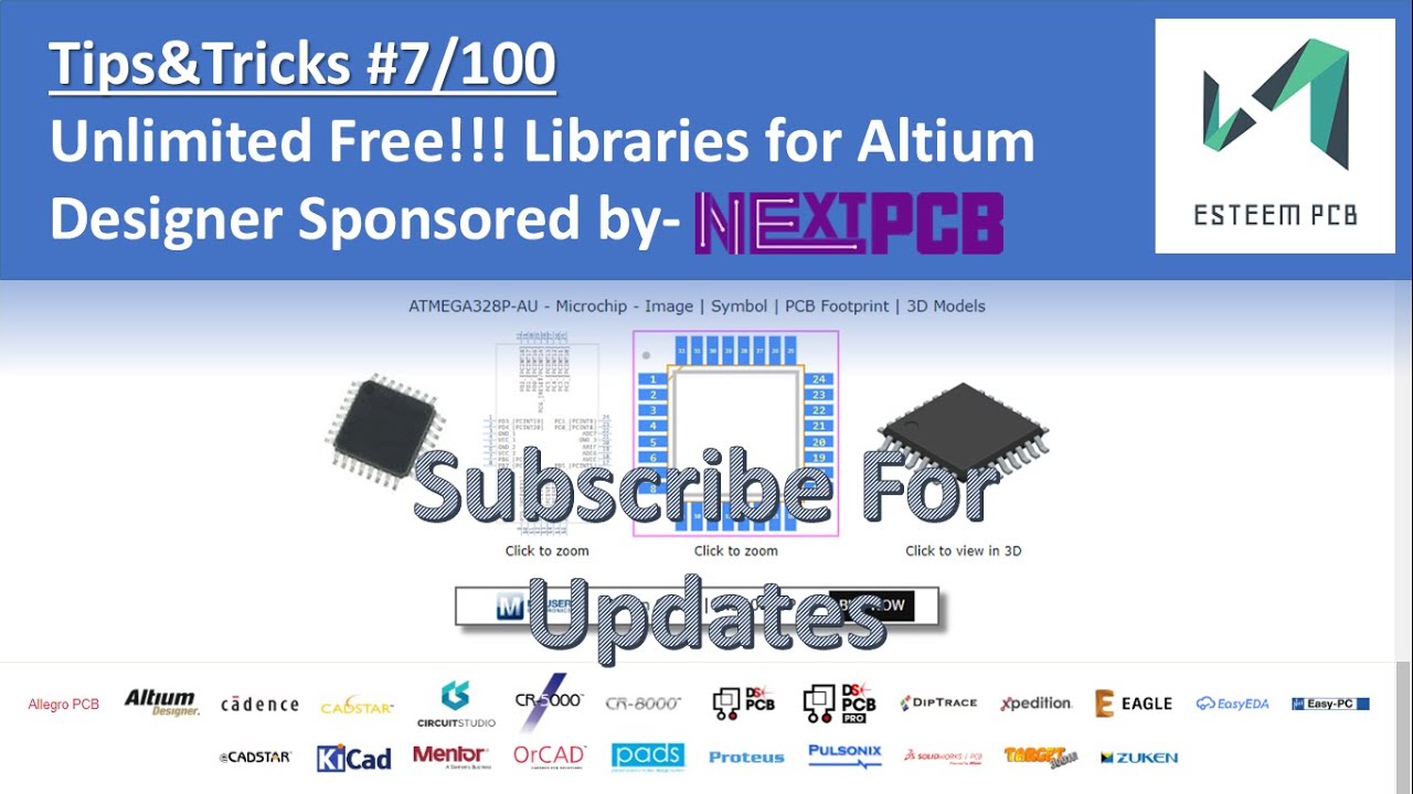 Altium Designer Tips #7: Unlimited Free!!! Altium Libraries